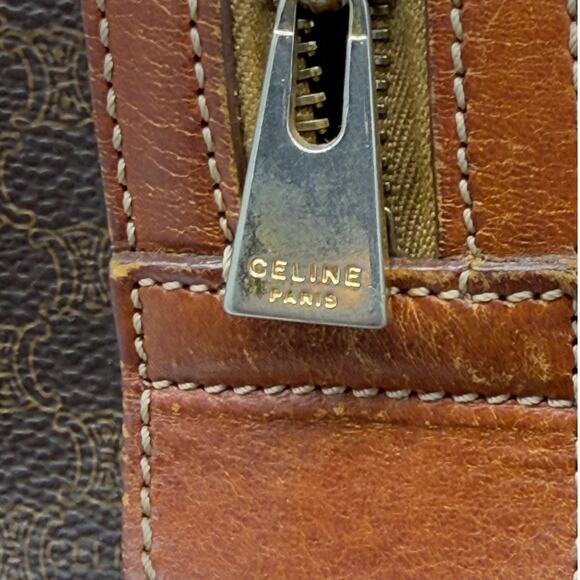 Celine Vintage Macadam Boston Bag*Beautiful Vintage Condition! Iconic Celine - Picture 12 of 15